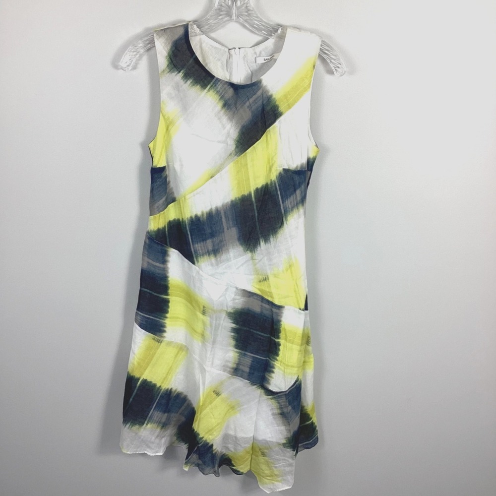 Bailey 44 Sleeveless Watercolor Tie Dye Dress Women's‎ Size Small Asymmetric Hem